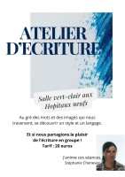 Atelier d'écriture